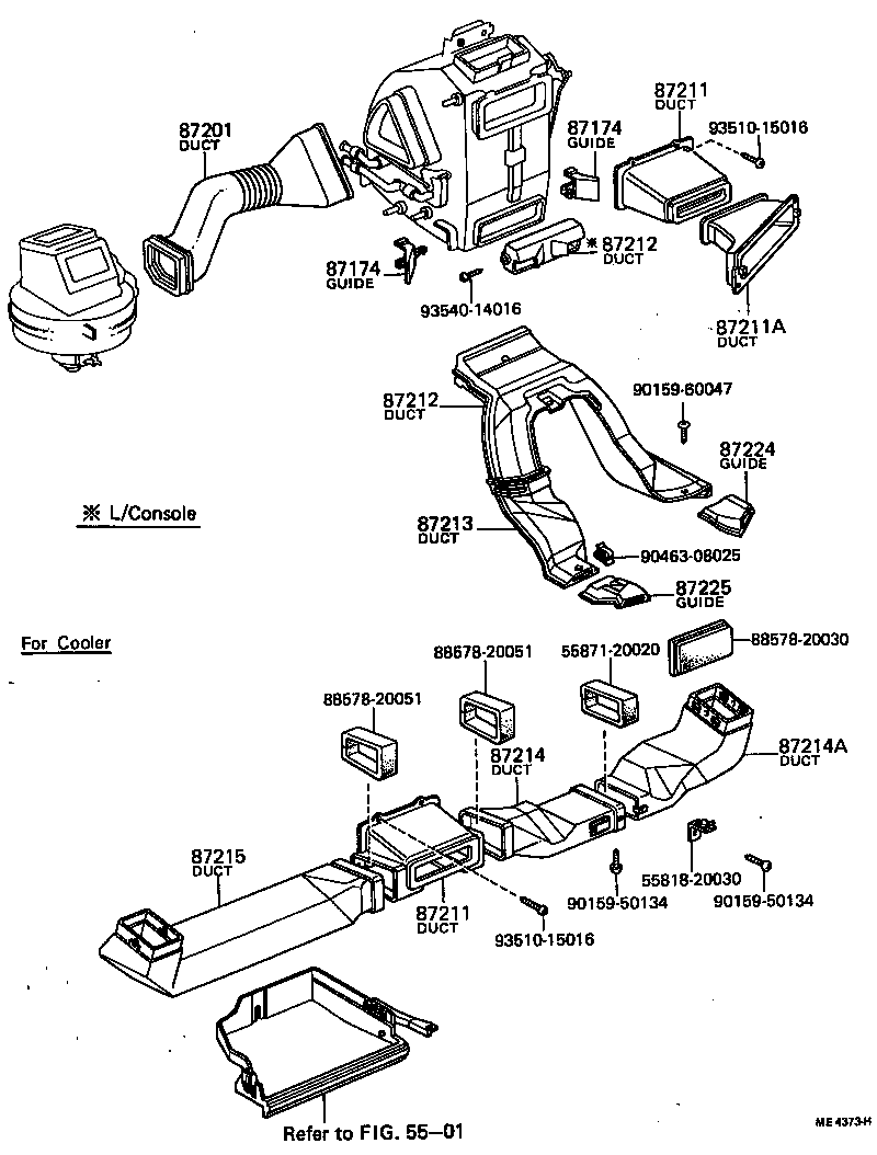 55910-20071 CONTROL ASSY, HEATER OR BOOST VENTILATOR product image