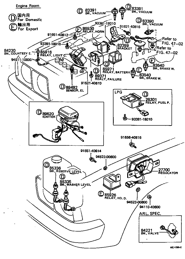 83320-29147 GAGE ASSY, FUEL SENDER product image