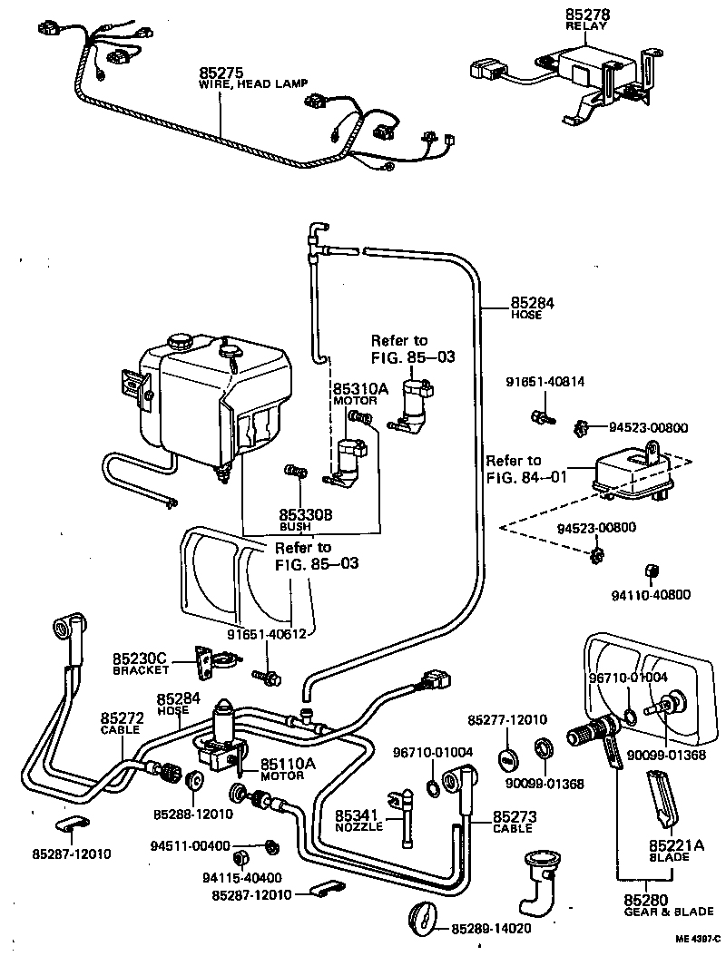 85361-20100 HOLDER ASSY, HEADLAMP CLEANER WASHER JAR product image