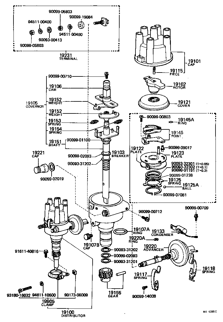 90099-14007 RING, O, DISTRIBUTOR HOUSING product image