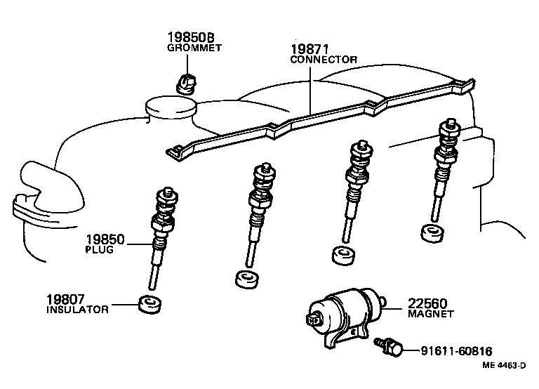 19944-38010 PLATE, RESISTIVE CORD CLAMP SUPPORT, NO.2 product image