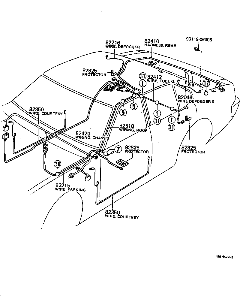 82817-22050 PROTECTOR, WIRING HARNESS, NO.1 product image