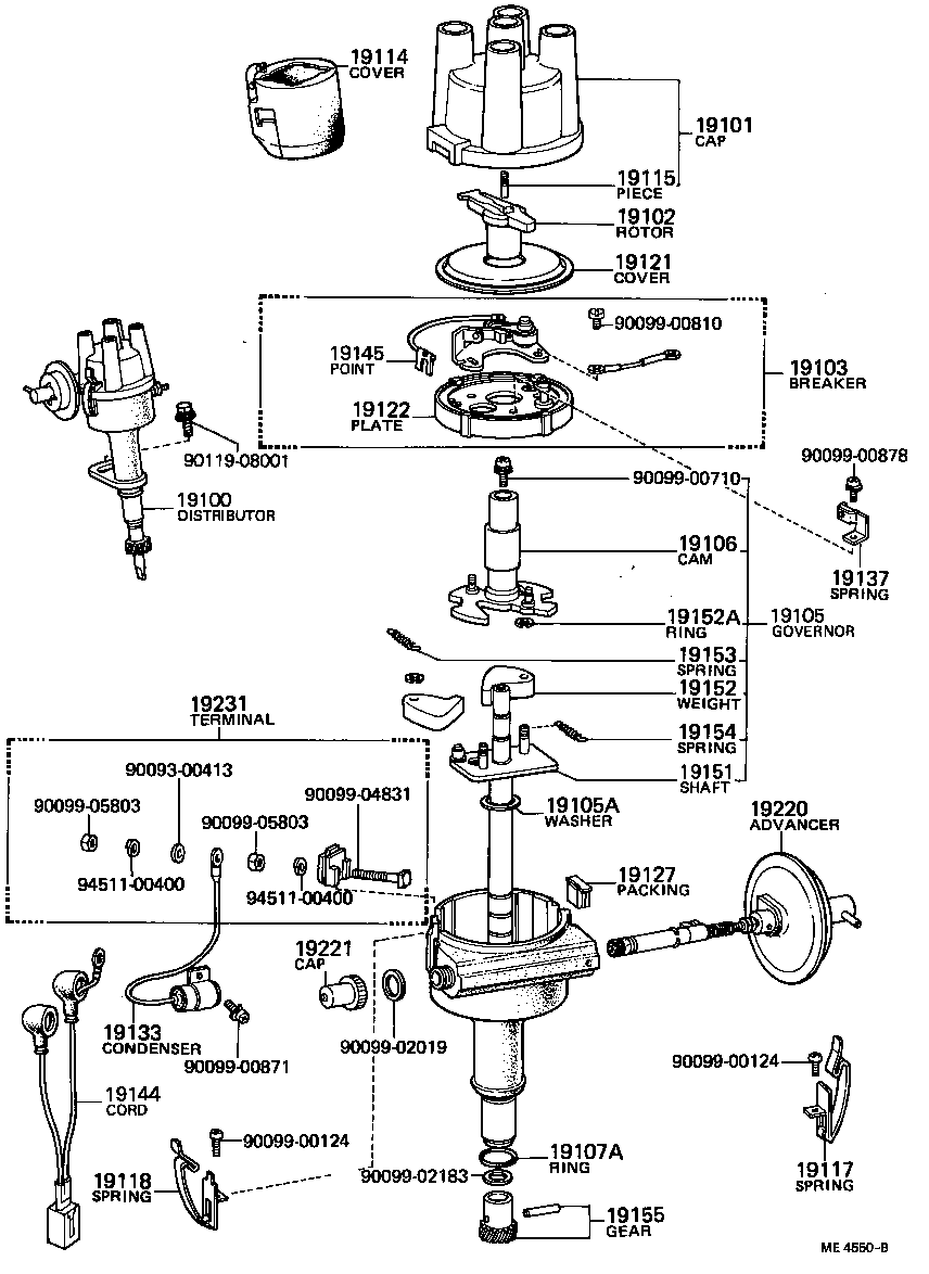 19195-25010 GEAR, SPIRAL, DISTRIBUTOR product image