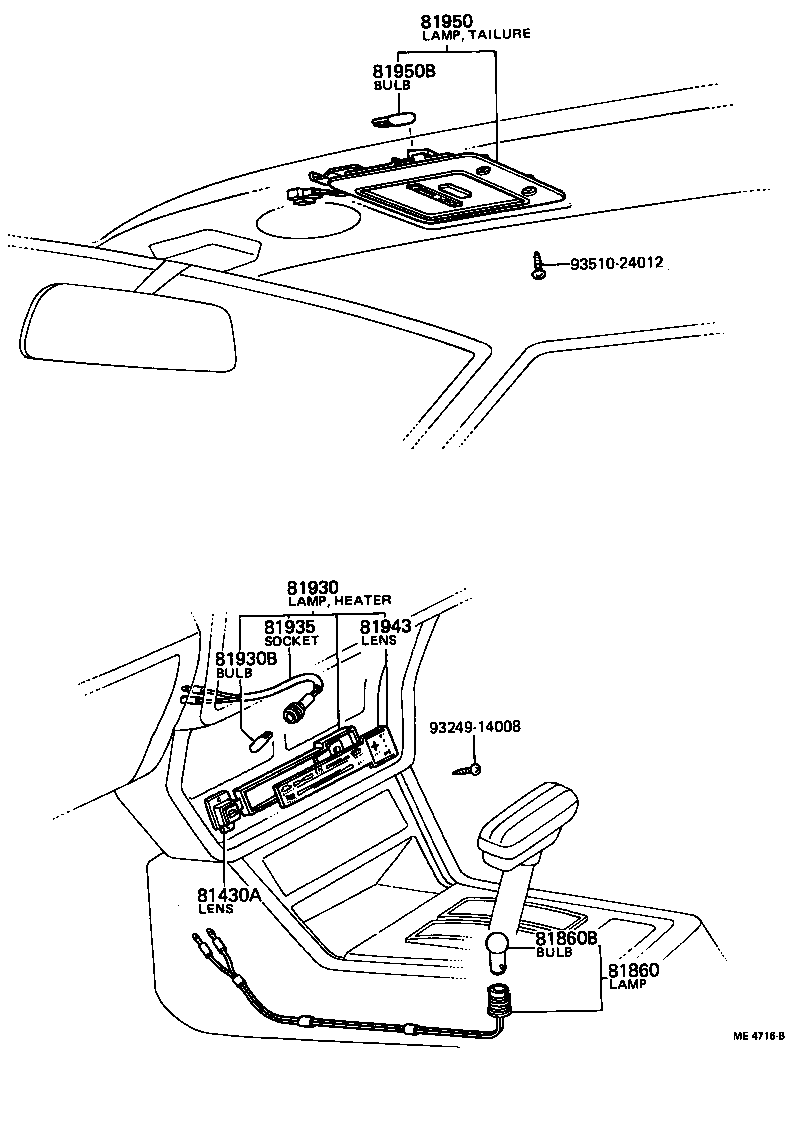 81860-22011 LAMP ASSY, TRANSMISSION INDICATOR product image