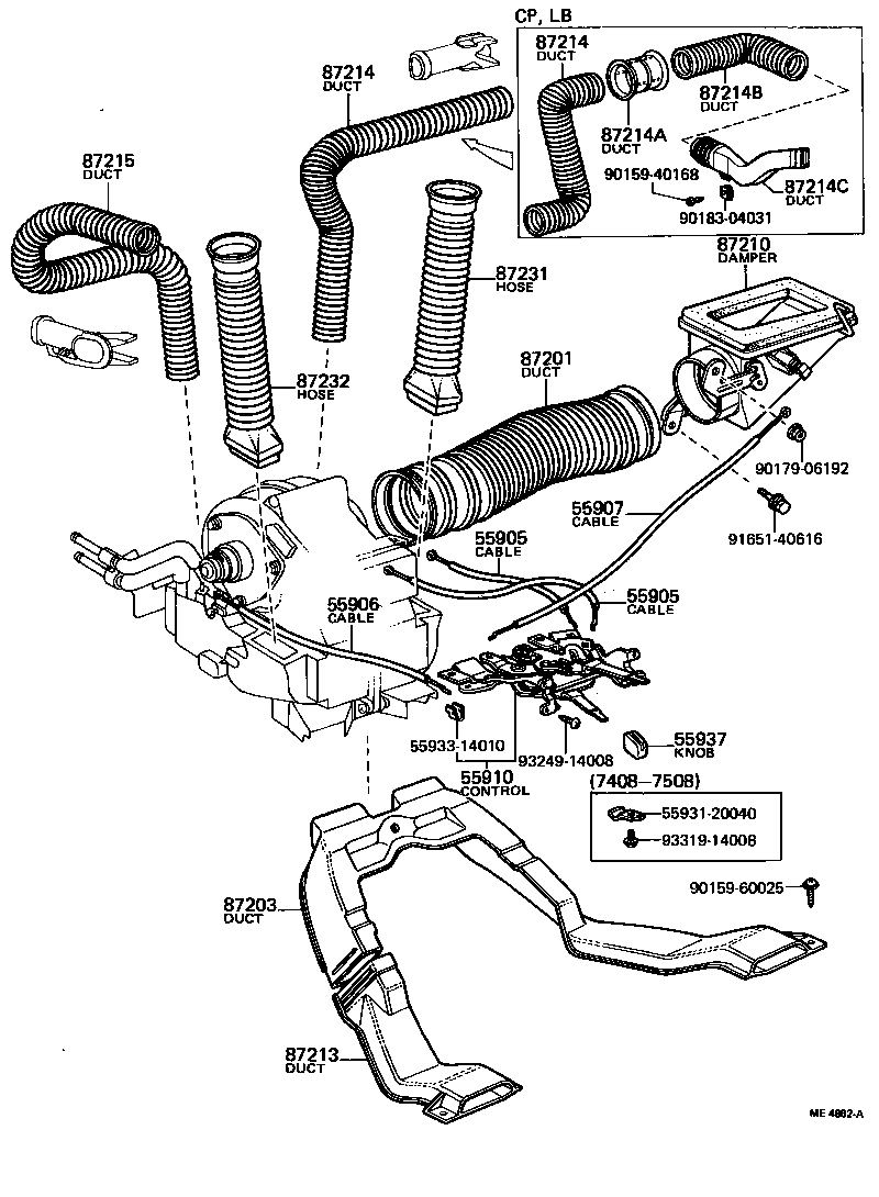 55910-12909 CONTROL ASSY, HEATER OR BOOST VENTILATOR product image