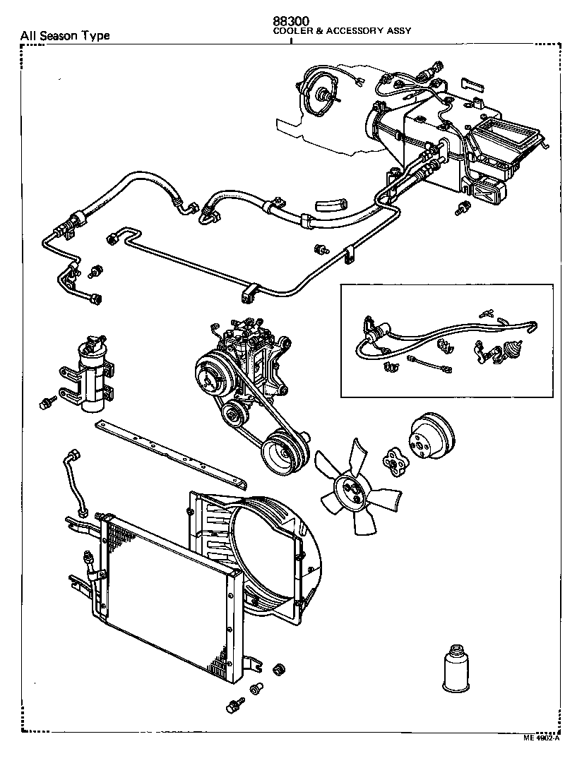 88300-12450 COOLER & ACCESSORY ASSY product image