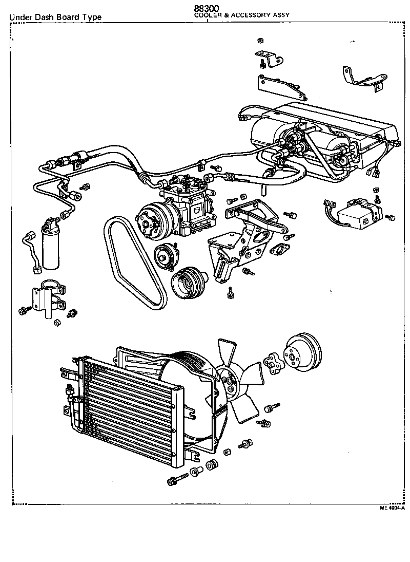 88300-12450 COOLER & ACCESSORY ASSY product image