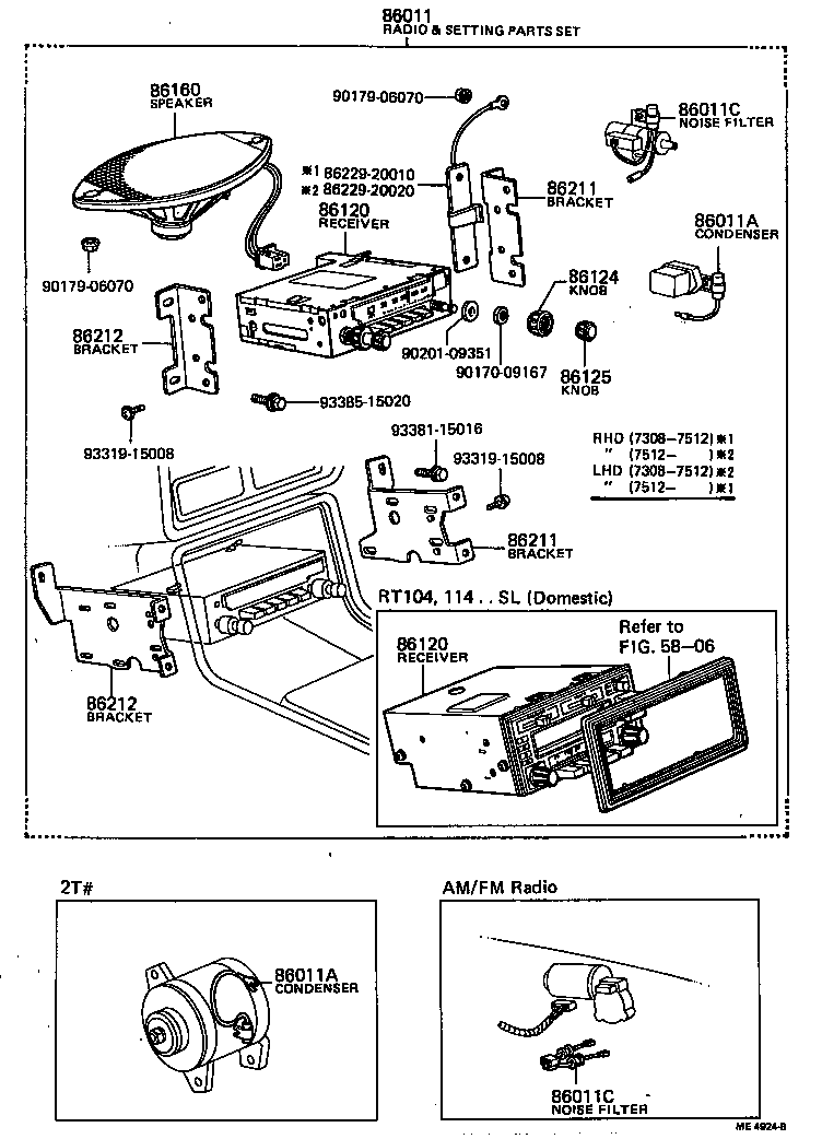 86100-22141 RADIO ASSY product image