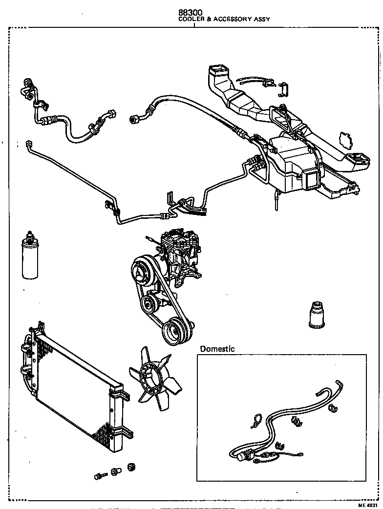 88300-20131 COOLER & ACCESSORY ASSY product image