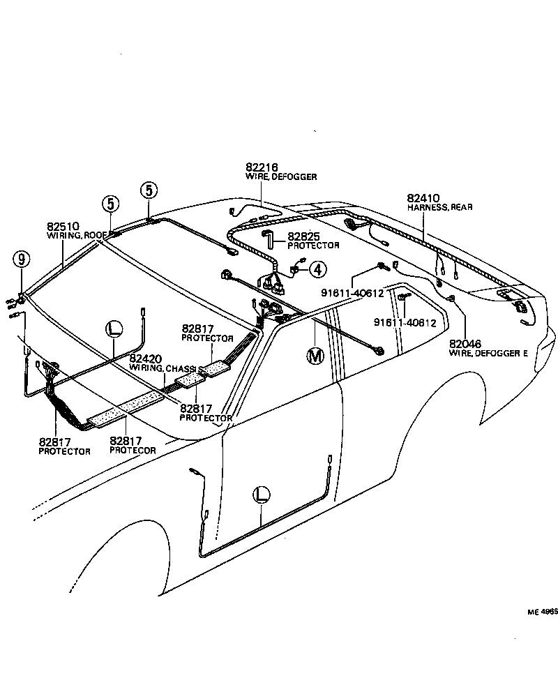 82817-22050 PROTECTOR, WIRING HARNESS, NO.1 product image