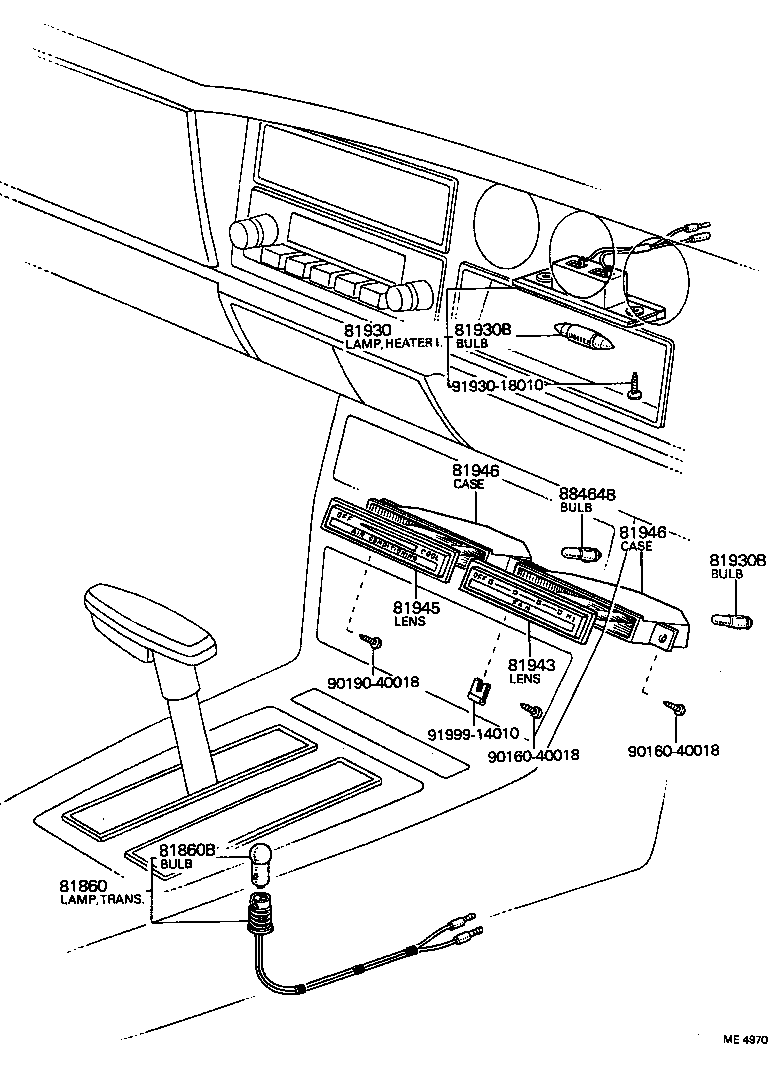 81930-22012 LAMP ASSY, HEATER CONTROL INDICATOR, NO.1 product image