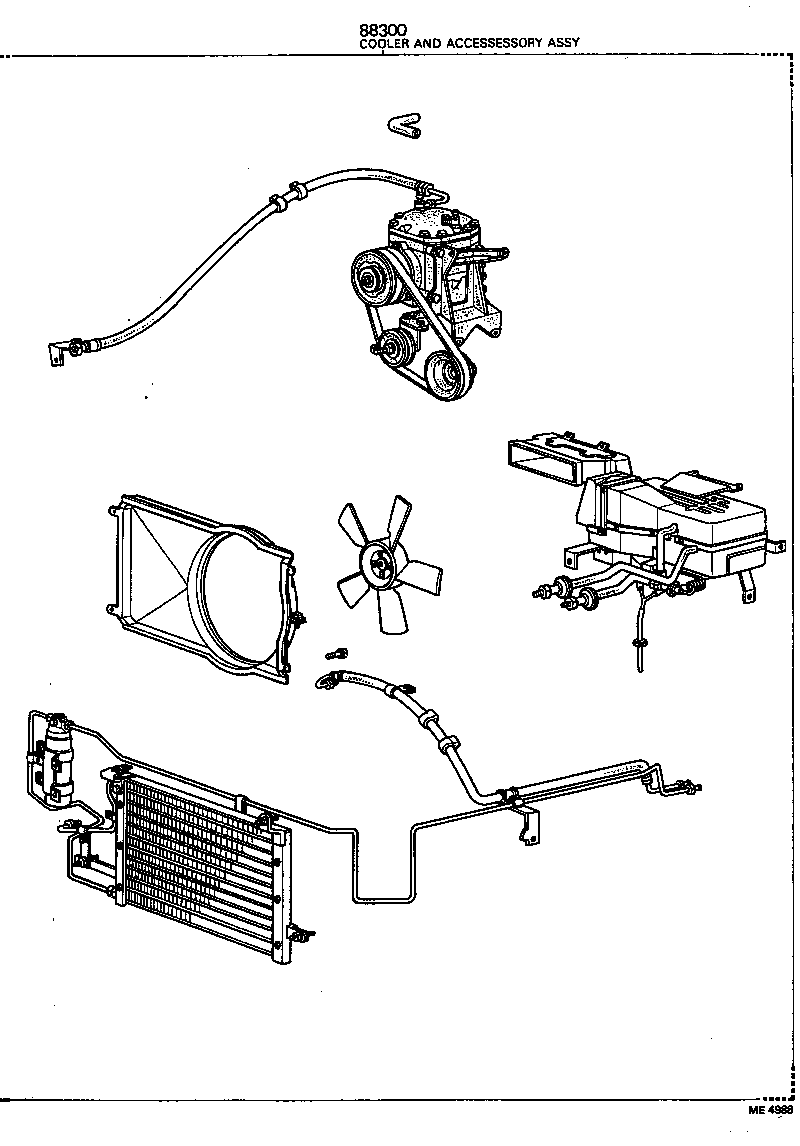 88300-14010 COOLER & ACCESSORY ASSY product image