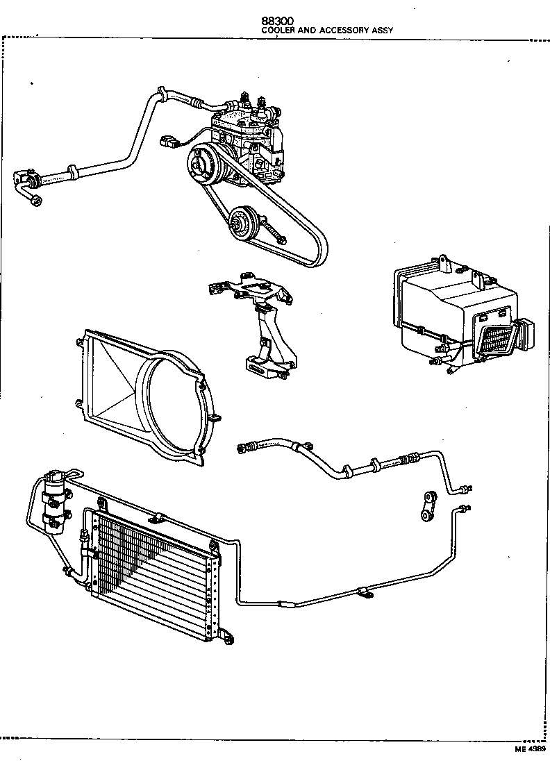 88300-14010 COOLER & ACCESSORY ASSY product image