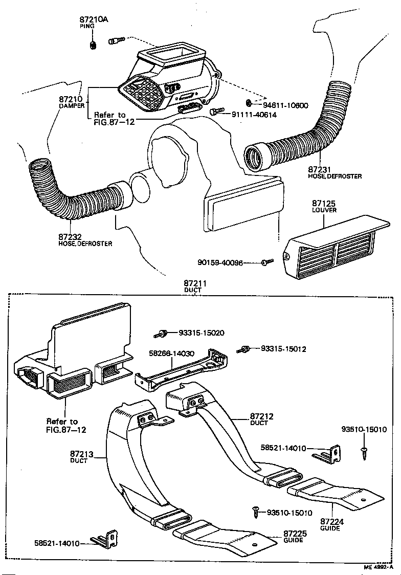 55907-14070 CABLE SUB-ASSY, HEATER CONTROL product image