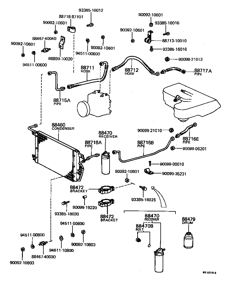 88460-10070 CONDENSER ASSY, COOLER product image