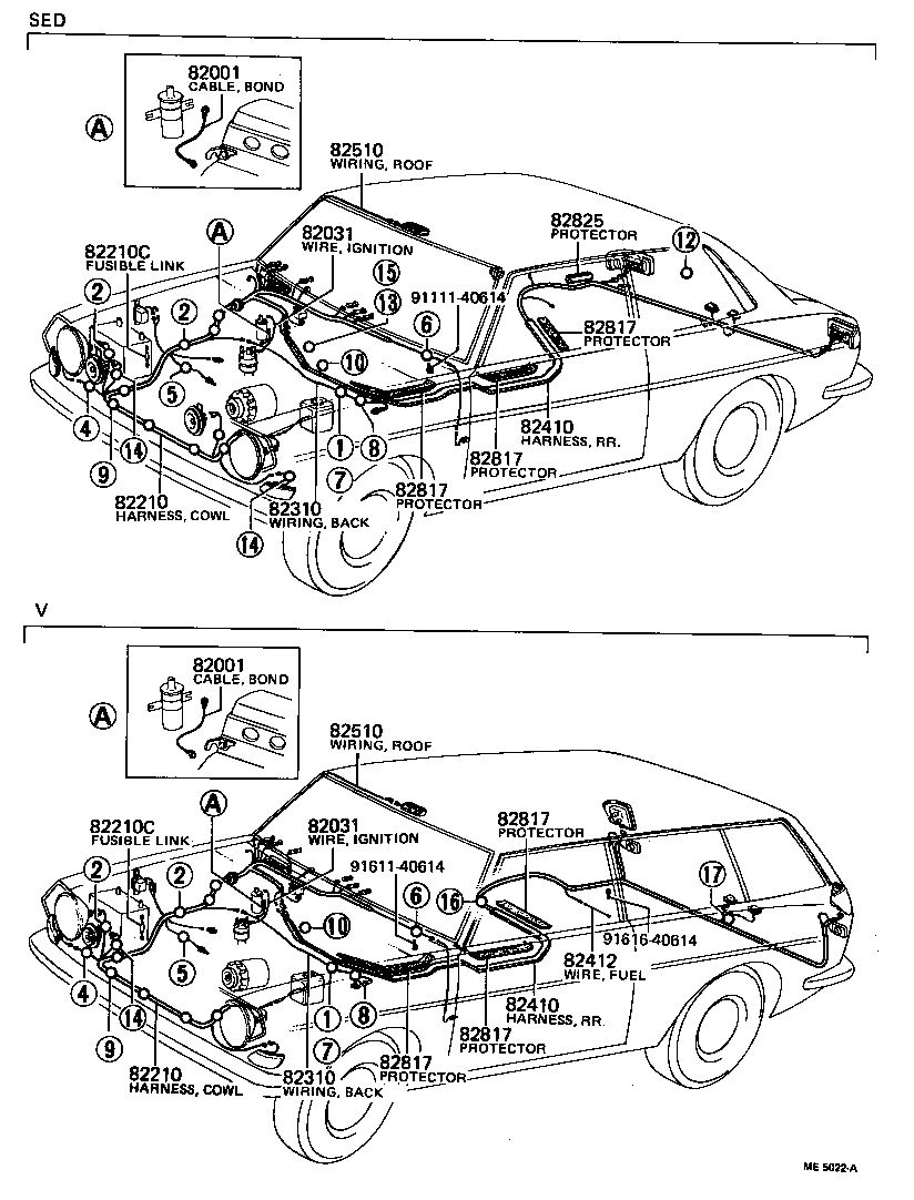 82817-10030 PROTECTOR, WIRING HARNESS, NO.1 product image