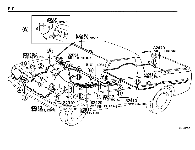 82817-10030 PROTECTOR, WIRING HARNESS, NO.1 product image