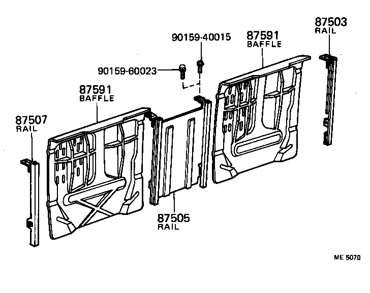 99552-20100 HOSE, HEATER WATER, INLET F product image