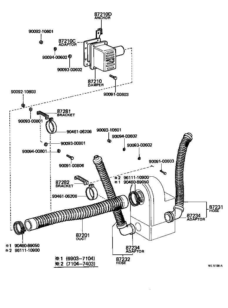 87123-55010 KNOB, HEATER CONTROL LEVER product image
