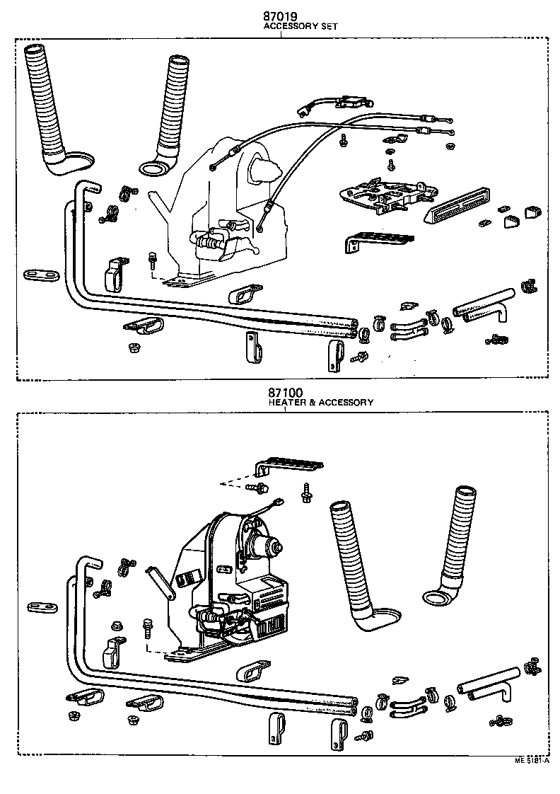 87019-27010 ACCESSORY SET, HEATER product image
