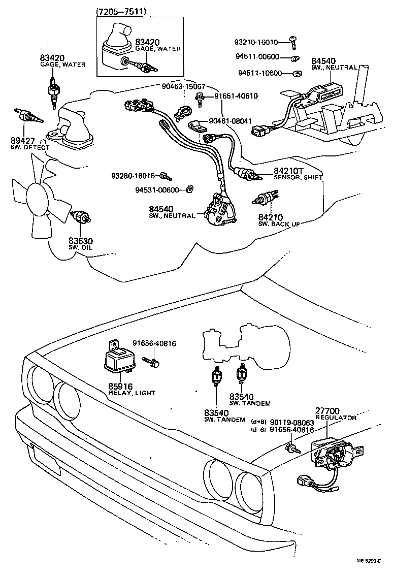83320-89802 GAGE ASSY, FUEL SENDER product image