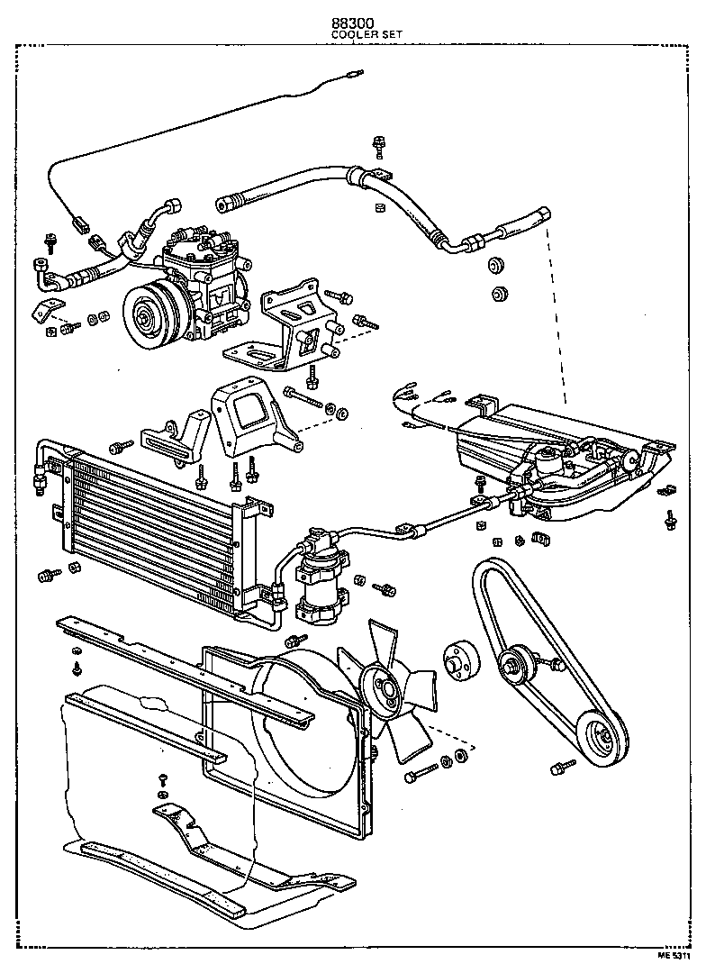 88300-89110 COOLER & ACCESSORY ASSY product image