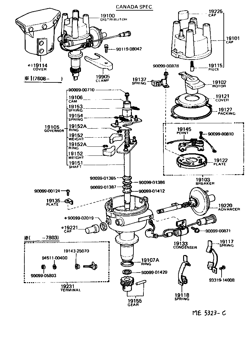 19127-25070 PACKING, DUST PROOF product image