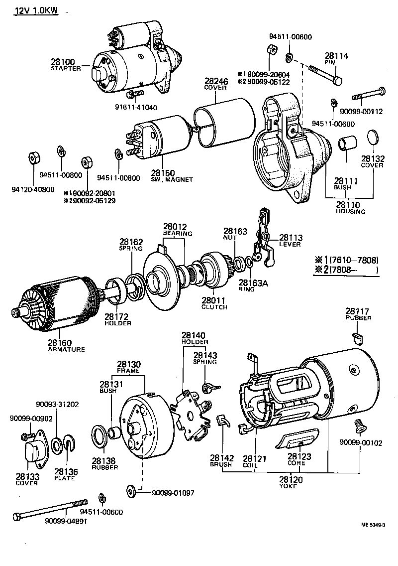 28150-26100 SWITCH ASSY, MAGNET STARTER product image