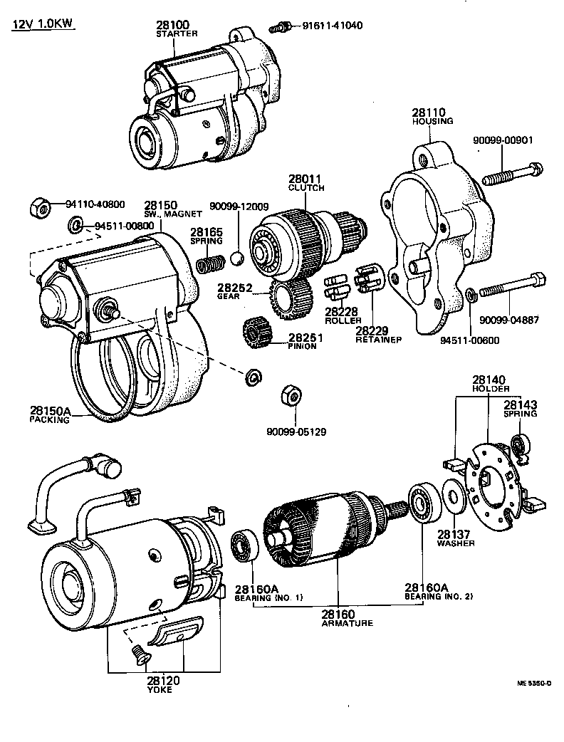 28150-26100 SWITCH ASSY, MAGNET STARTER product image