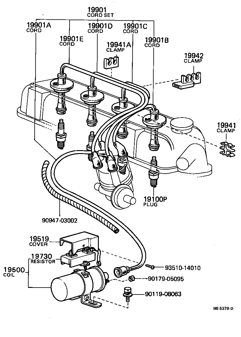 90919-04036 RESISTOR, IGNITION COIL product image