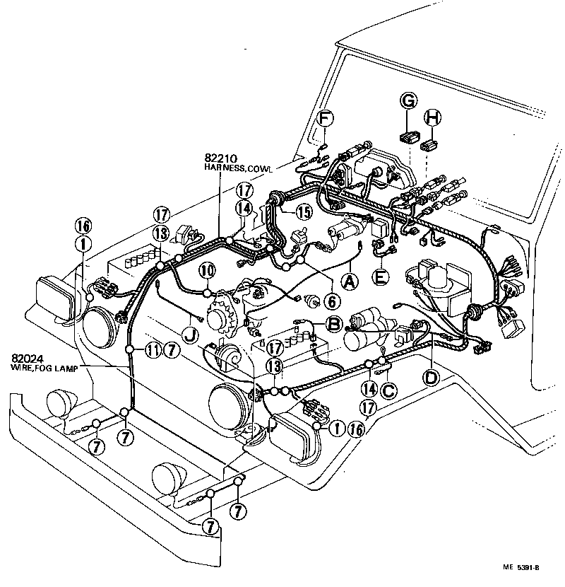 82817-90300 PROTECTOR, WIRING HARNESS, NO.1 product image