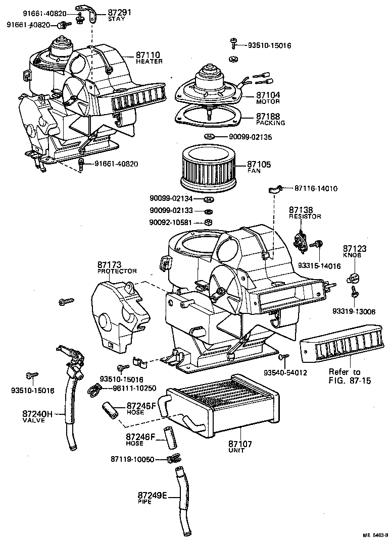 87138-27010 RESISTOR, HEATER BLOWER product image