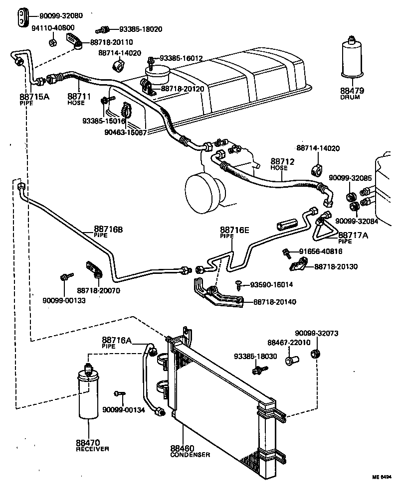 88470-20050 RECEIVER & DRYER ASSY, COOLER product image