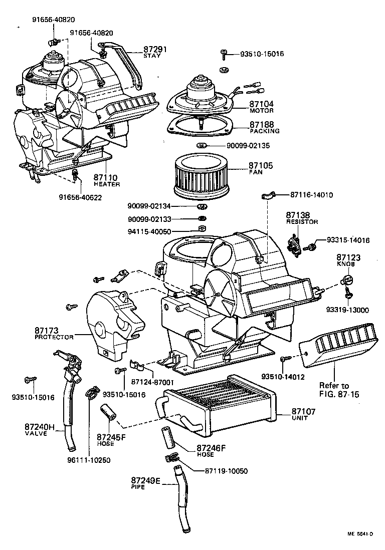 87110-25022 HEATER ASSY product image