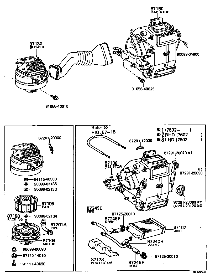 87150-20101 RADIATOR ASSY, HEATER product image