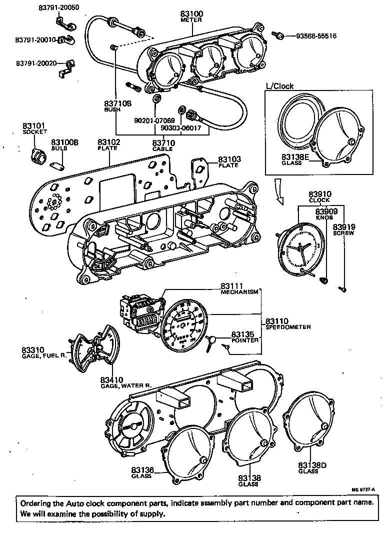 83241-20060 SPEEDOMETER ASSY product image