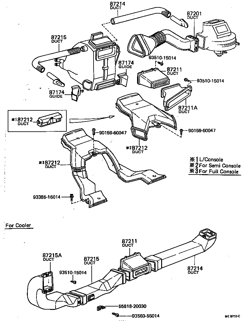 55910-20071 CONTROL ASSY, HEATER OR BOOST VENTILATOR product image