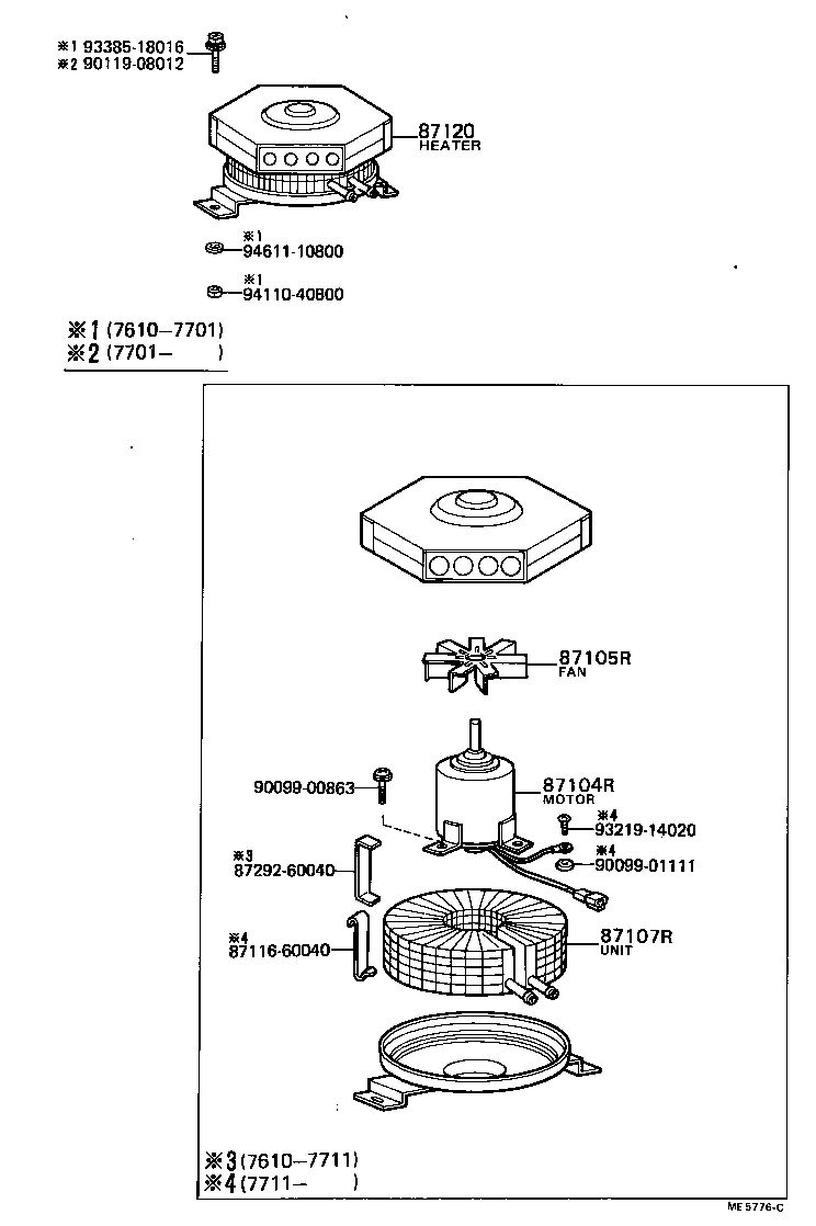 87150-87002 RADIATOR ASSY, HEATER product image