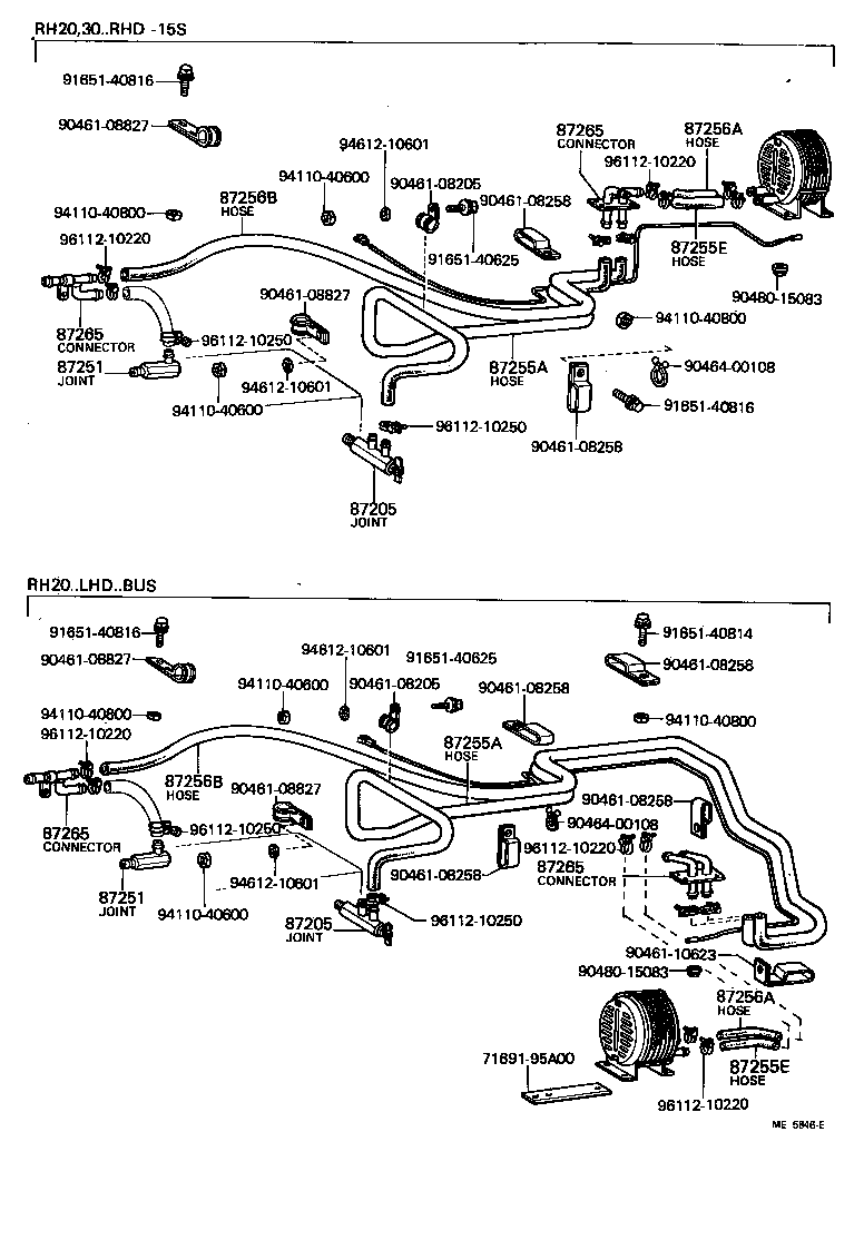 99552-23000 HOSE, REAR HEATER WATER INLET, A(FROM ENGINE) product image