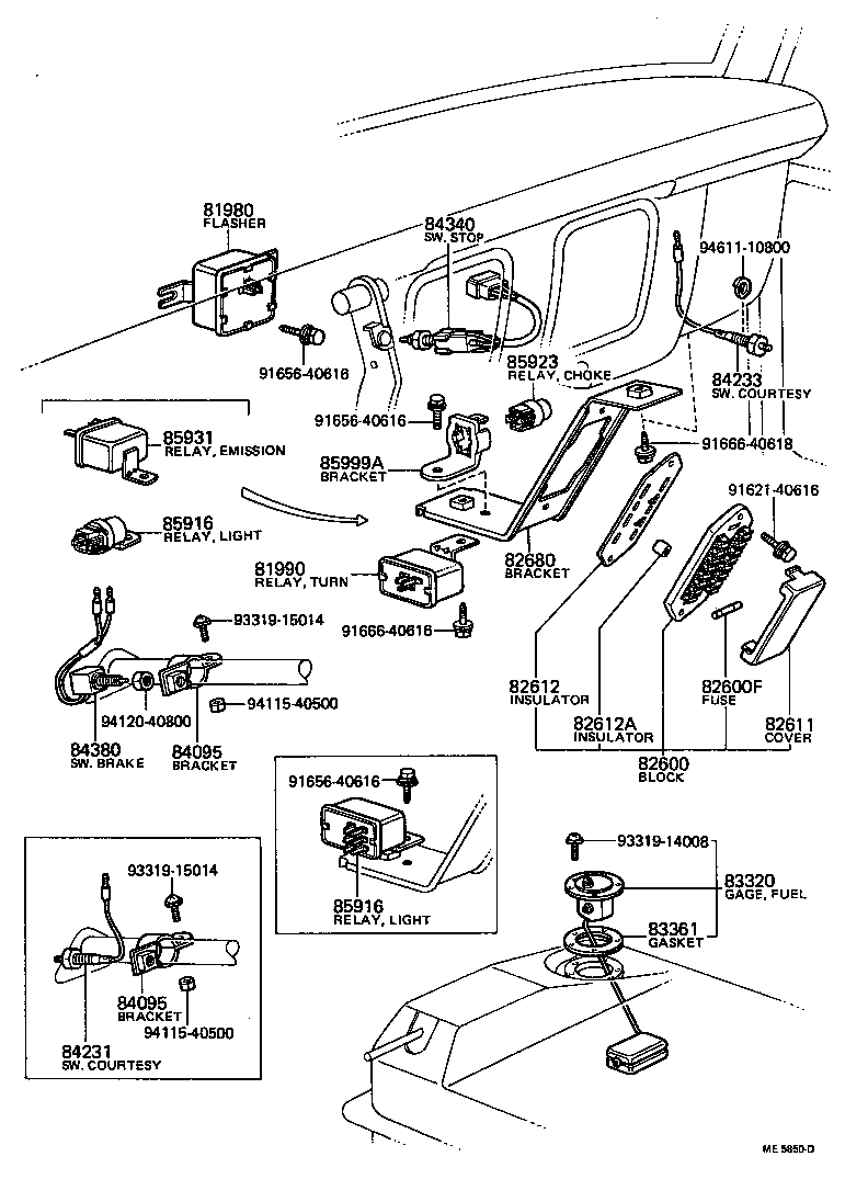 83320-89802 GAGE ASSY, FUEL SENDER product image