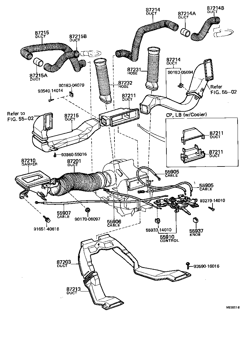 55910-12909 CONTROL ASSY, HEATER OR BOOST VENTILATOR product image