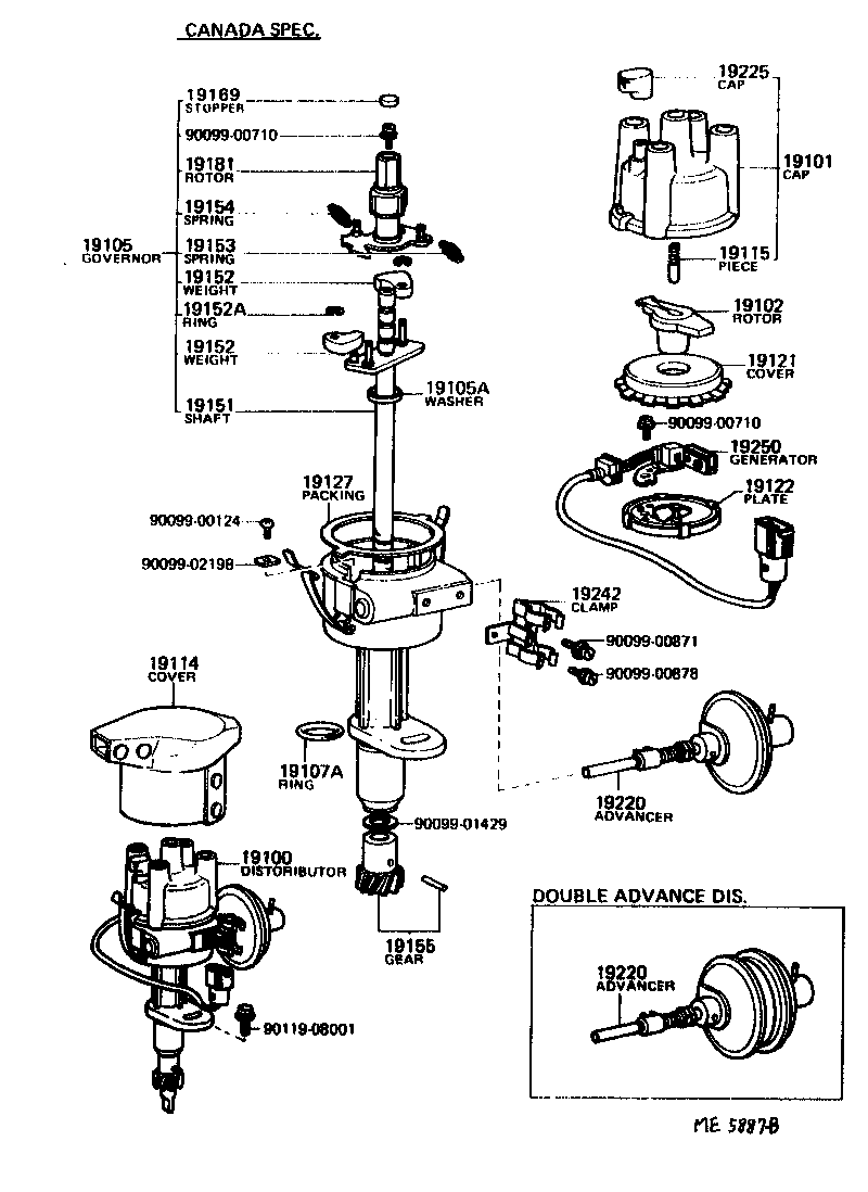 19127-25070 PACKING, DUST PROOF product image