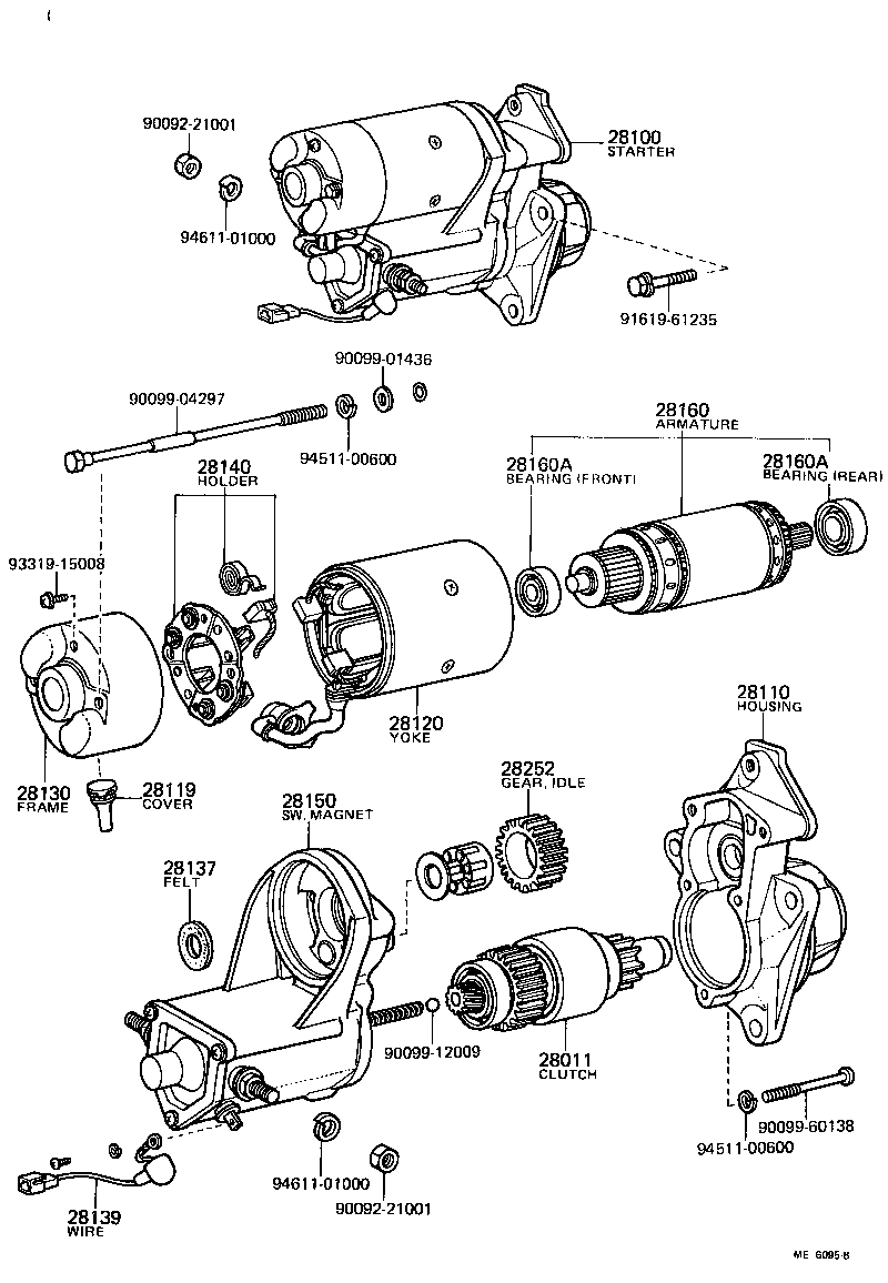 28114-76010 PIN, STARTER DRIVE LEVER SET product image