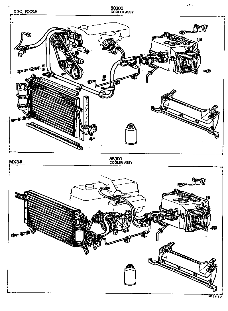 88300-22172 COOLER & ACCESSORY ASSY product image