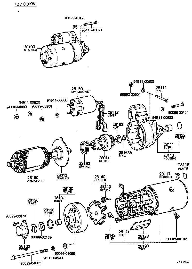 28114-46010 PIN, STARTER DRIVE LEVER SET product image