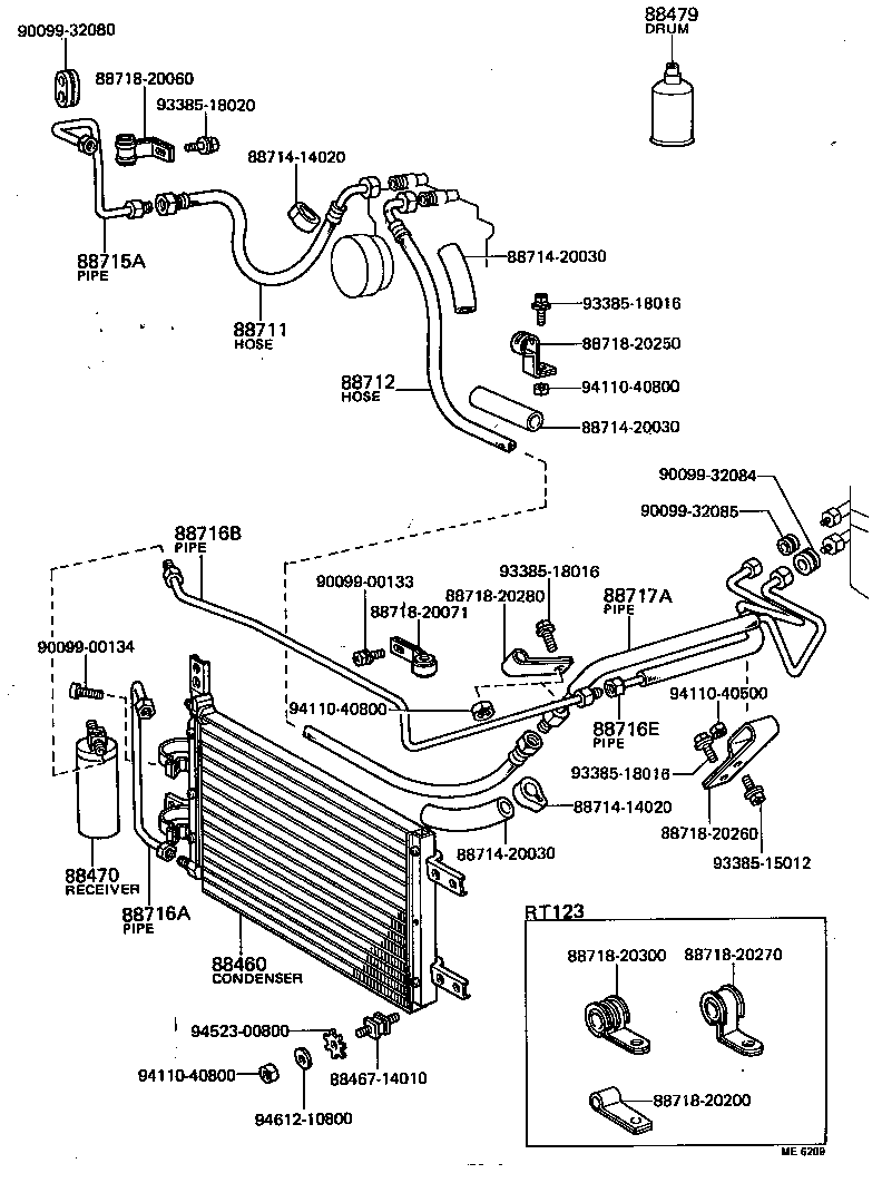 88470-20050 RECEIVER & DRYER ASSY, COOLER product image