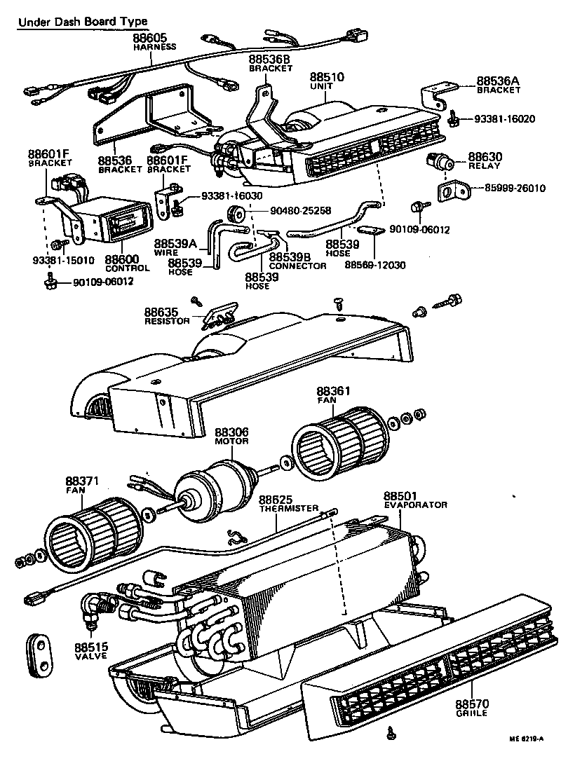 Toyota 85999-26010 BRACKET, COOLER RELAY