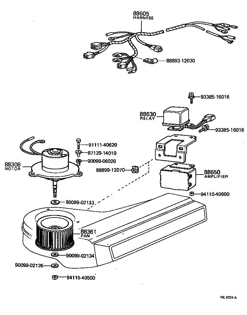 88536-89115 BRACKET, COOLING UNIT, NO.1 product image