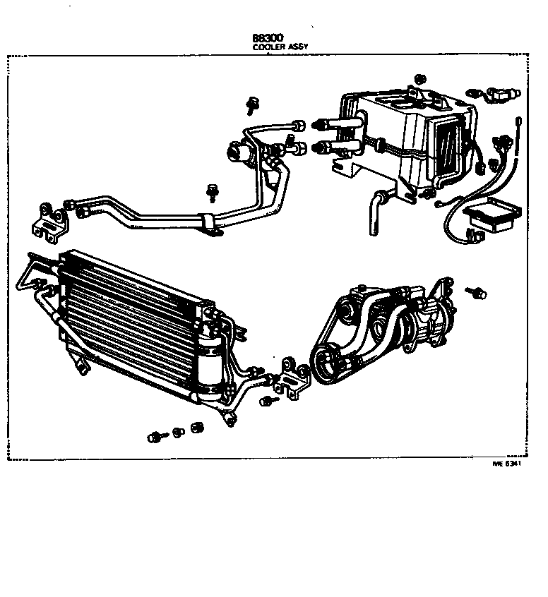 88300-22164 COOLER & ACCESSORY ASSY product image