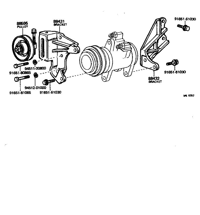 88320-22140 COMPRESSOR ASSY, COOLER product image